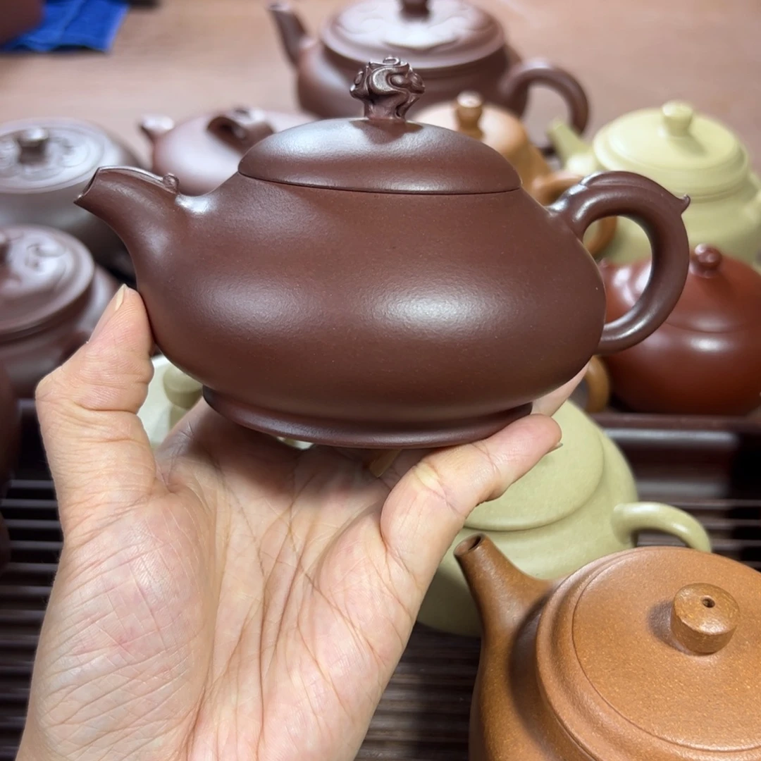 茶壶紫泥龙血砂 龙凤呈祥 230cc