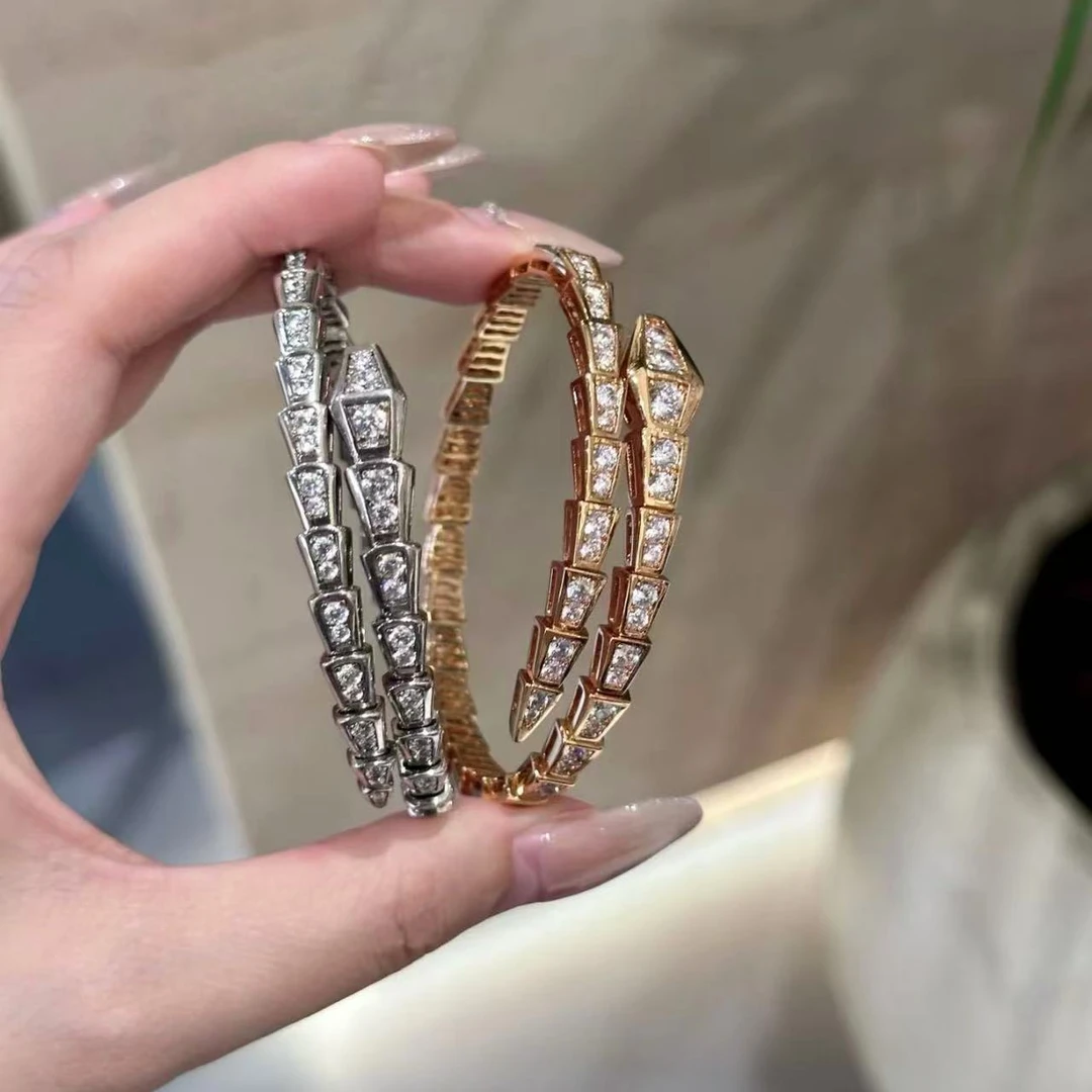 经典蛇骨手镯时尚小众高级感