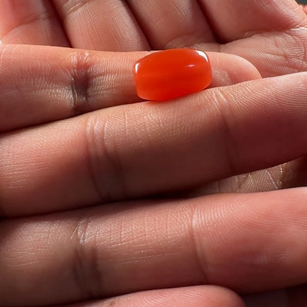 南红玛瑙未镶嵌桶珠10*15.3