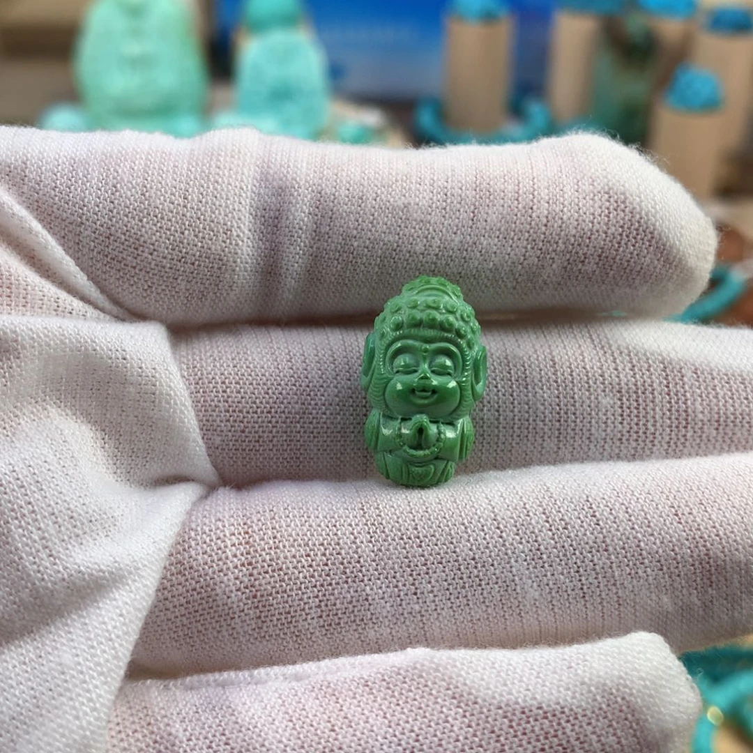 绿松石未镶嵌珠宝奇石11.7mm