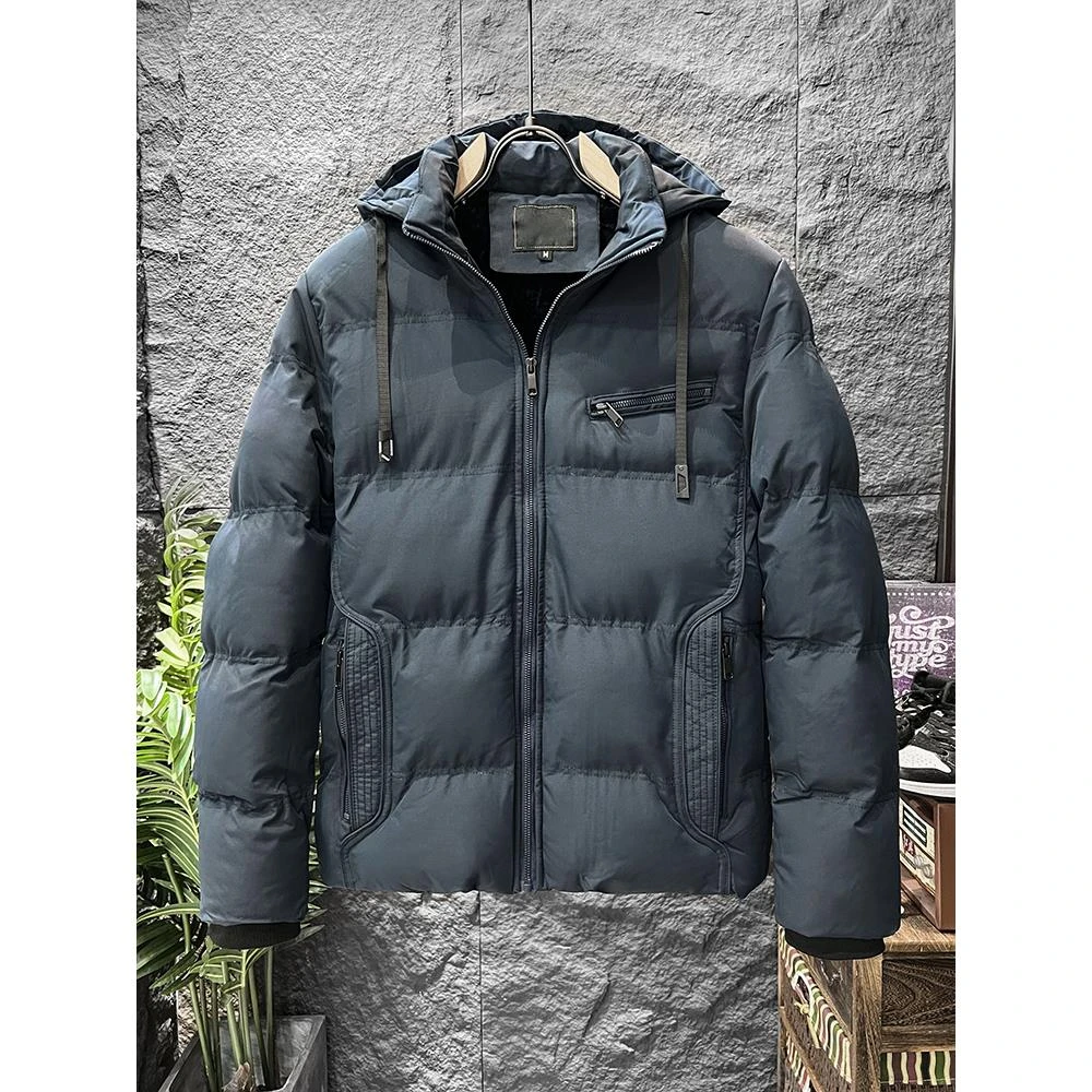 【澳门专柜正品】宽松棉服男士可脱卸帽棉衣冬季新款潮牌加绒加厚