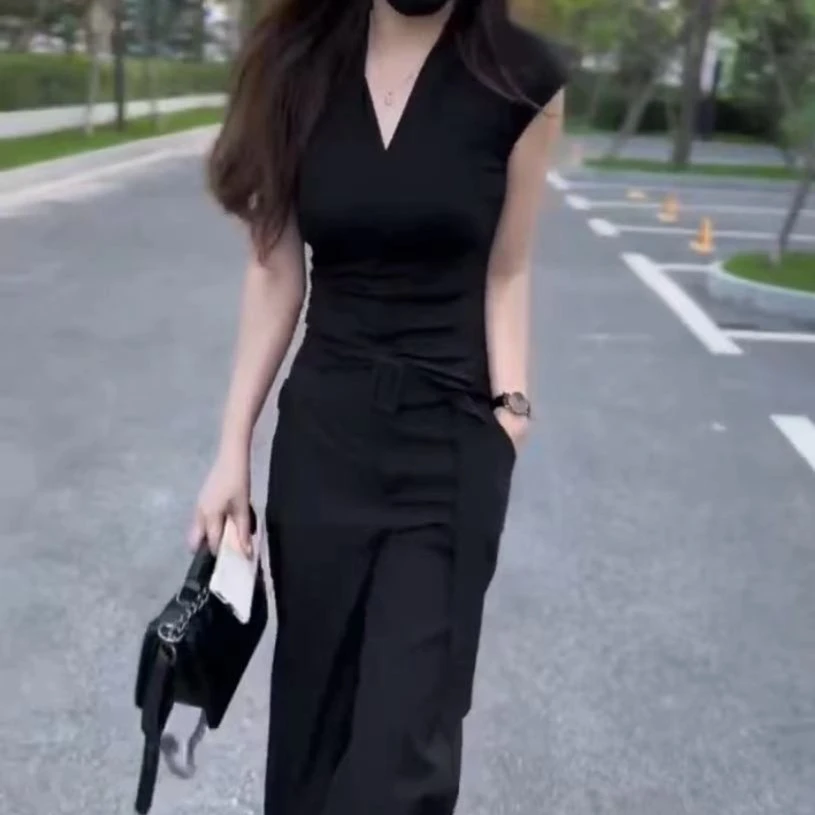 2025网红新款初秋显瘦时尚洋气长裤黑色气质百搭女士常规休闲裤