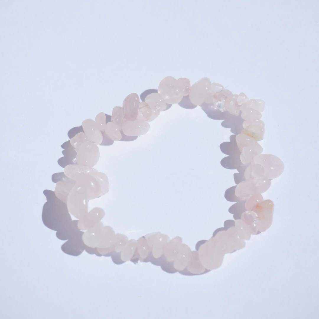 亦可思 ROM系列天然粉水晶不规则手串送礼原创手链搭配