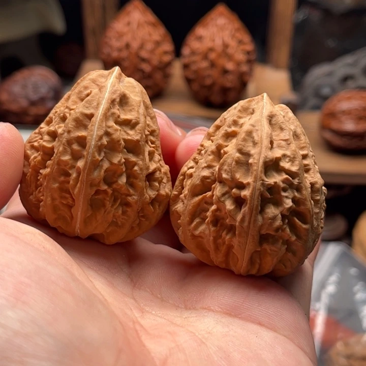 文玩核桃把件楸大胖65