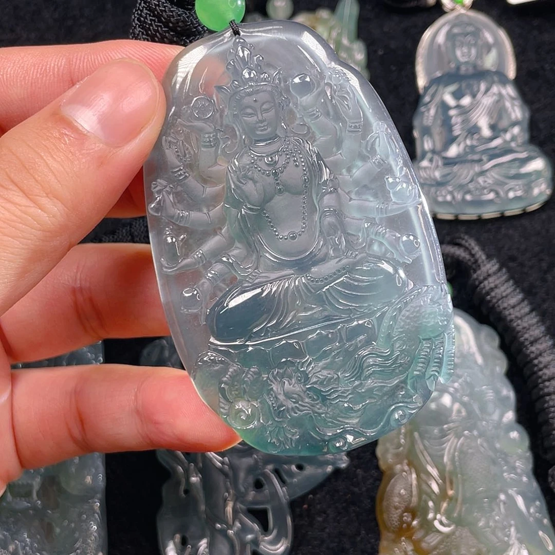 颈饰未镶嵌翡翠6，