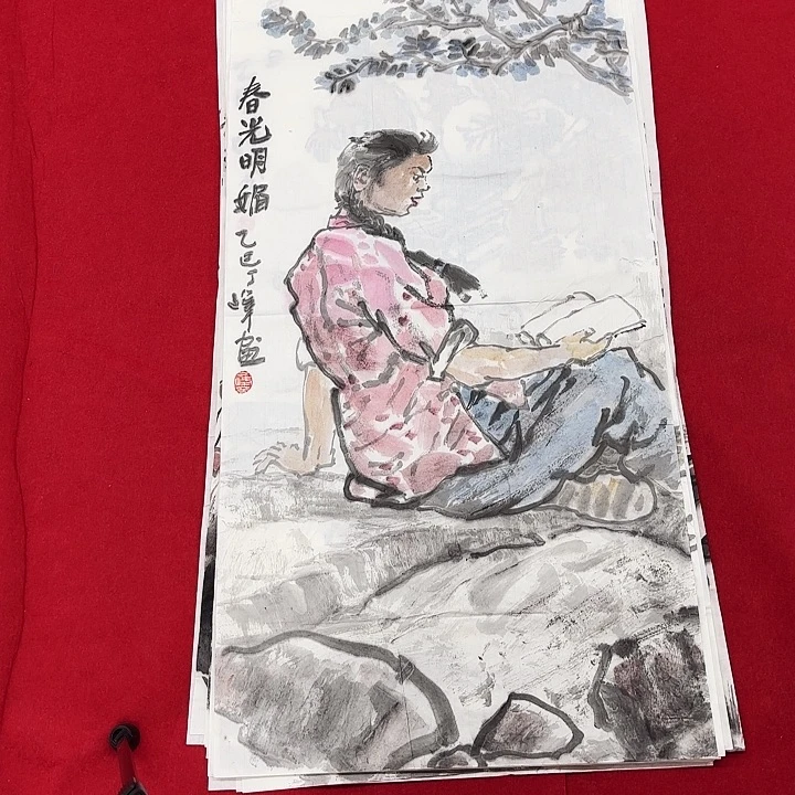 国画花鸟等图案和造型都非常