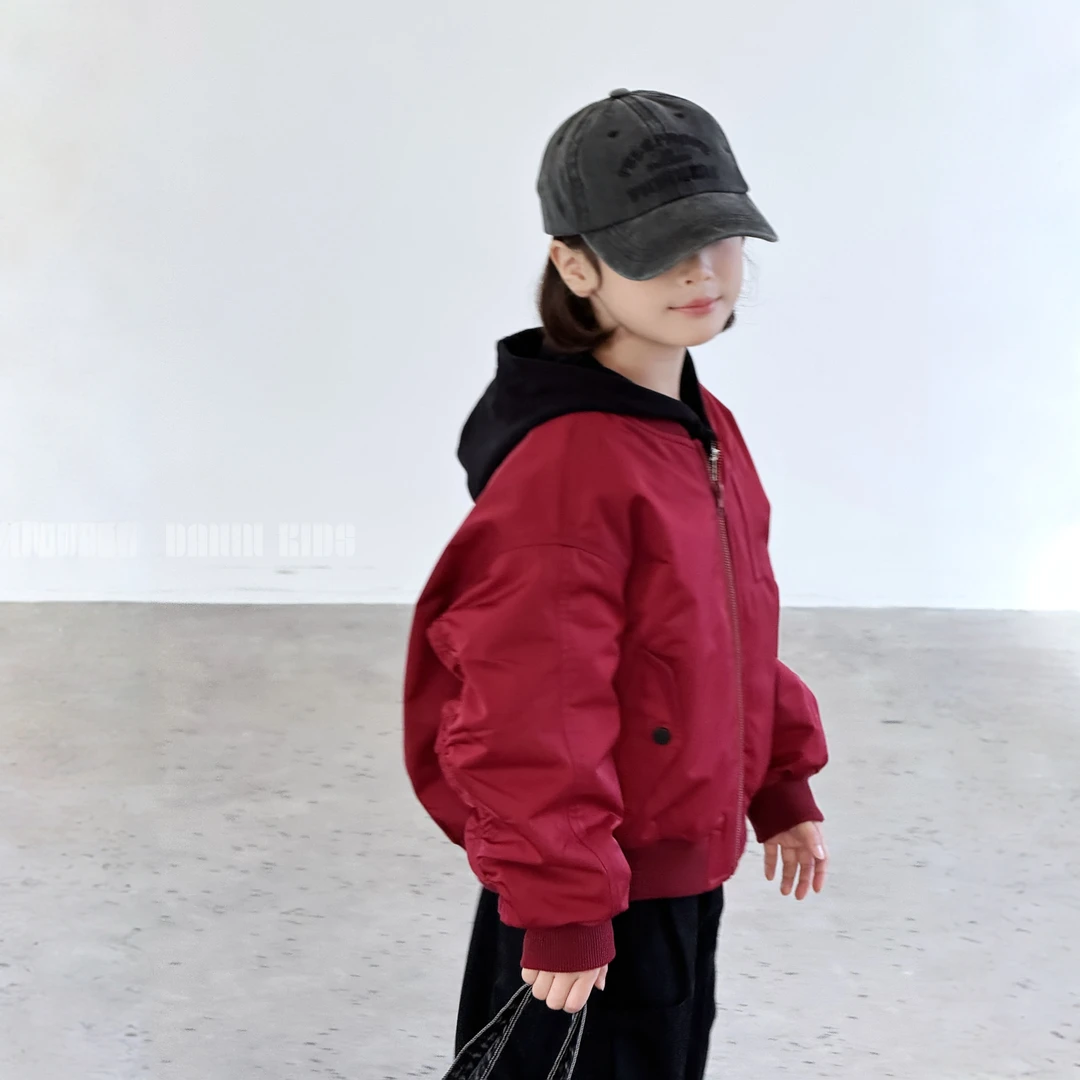 嗒囜【C位运动会】越野运动 防风保暖儿童秋冬装棒球服棉服棉衣外套