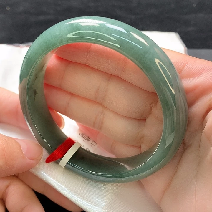 翡翠未镶嵌手镯轮胎61