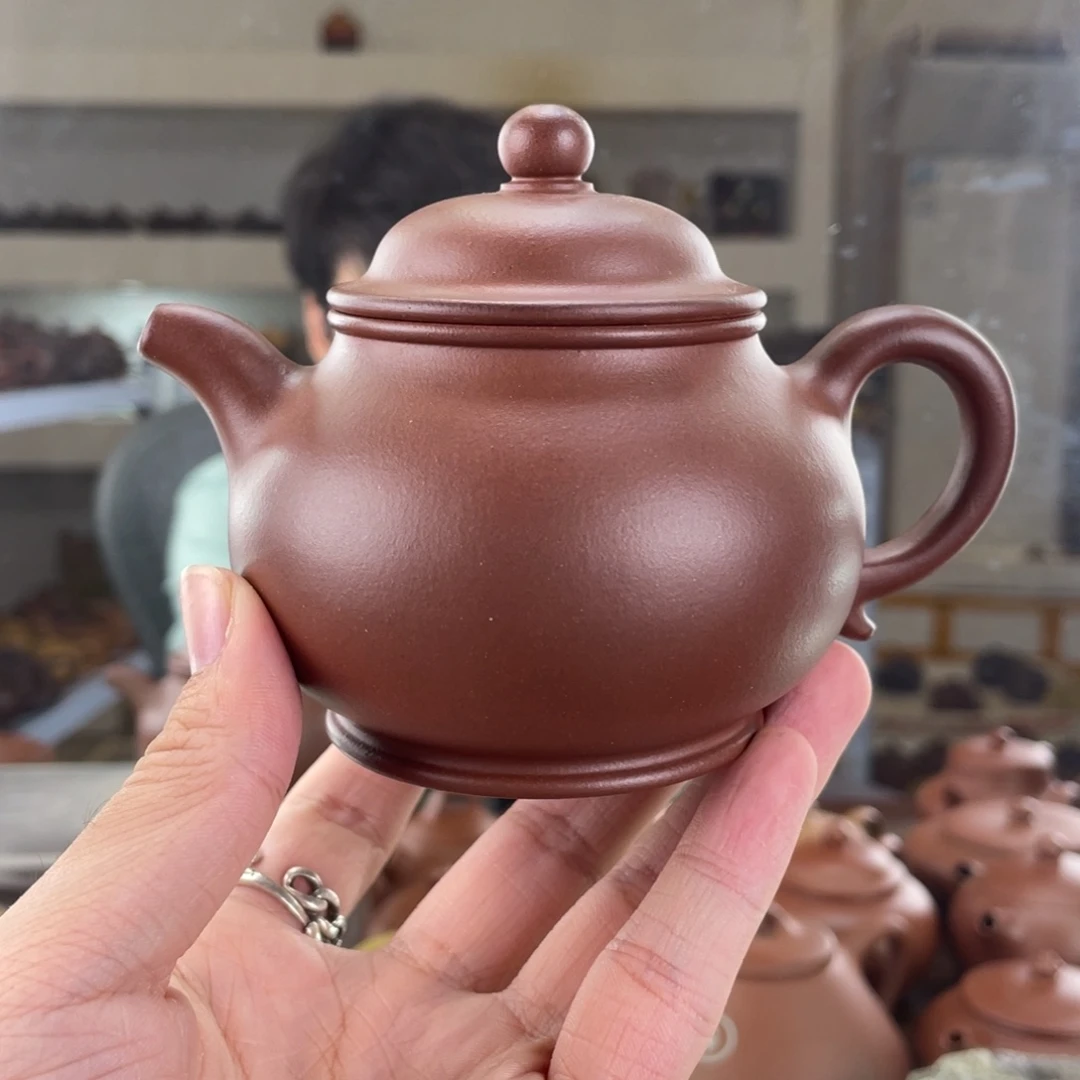 茶壶紫砂220cc红皮龙茶壶