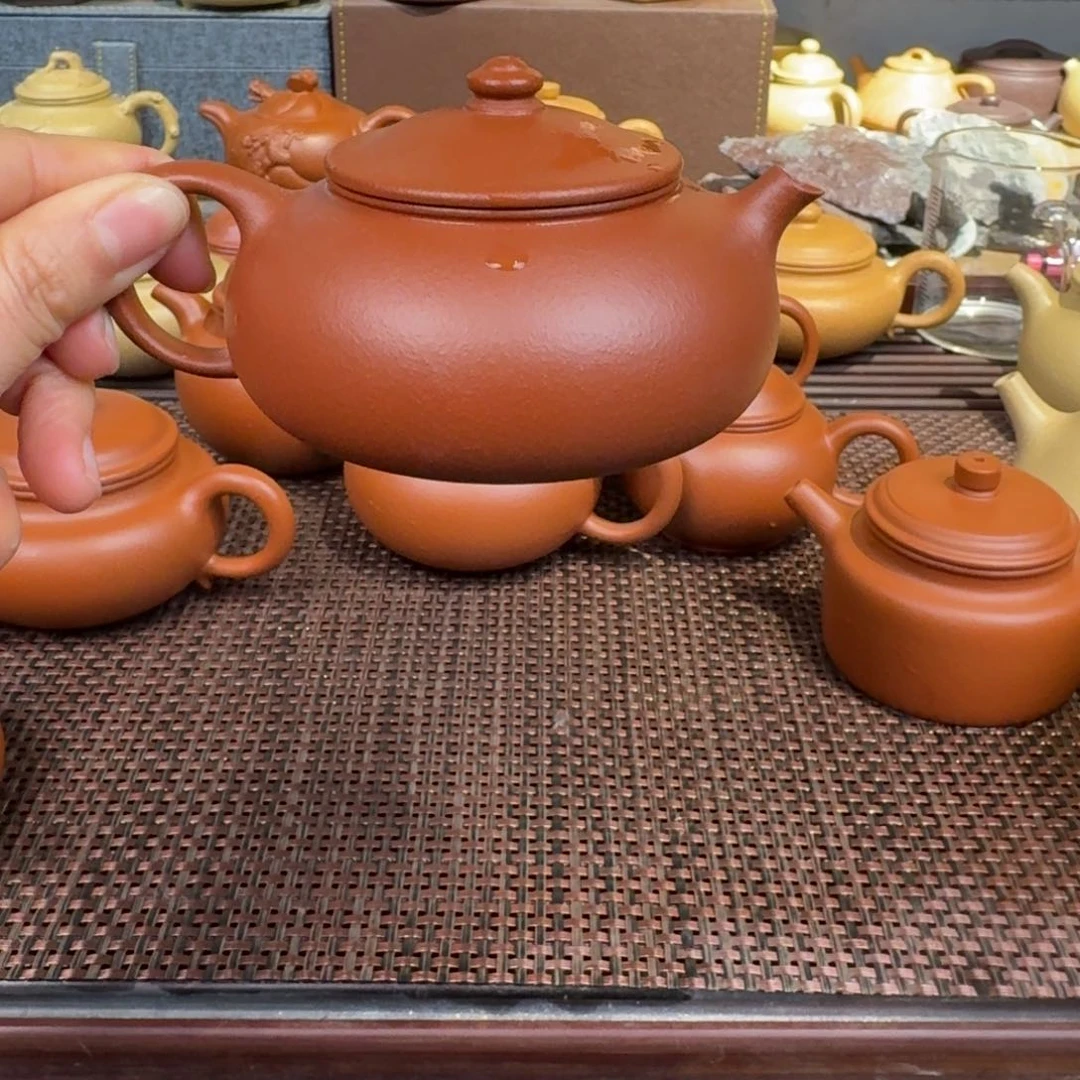 朱泥茶壶140毫升左右