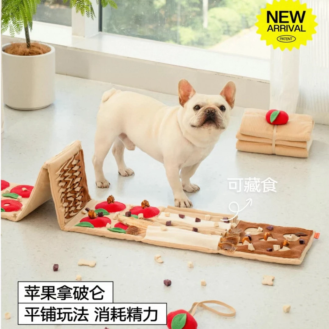 【现货】喵乎汪也嗅闻藏食丰容益智玩具苹果拿破仑蛋糕plus