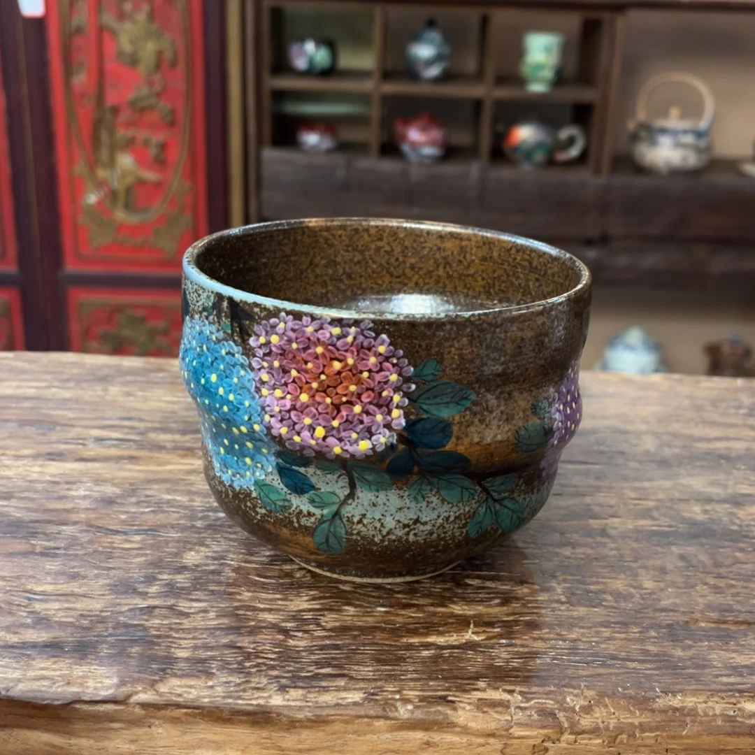 柴烧手工手绘陶瓷