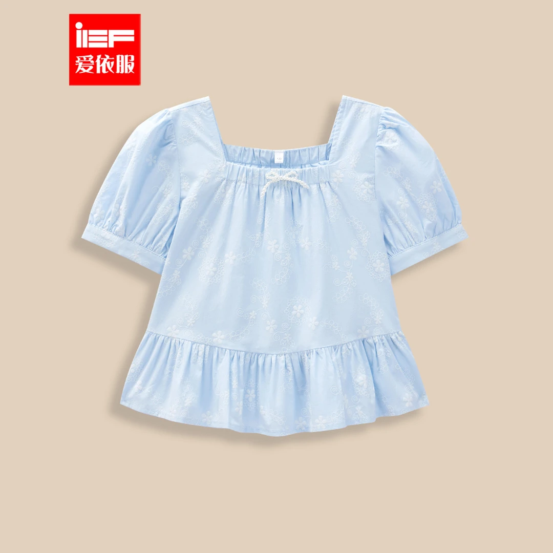 MINIIEF【爱依服童装】2025夏季新款甜美可爱洋气百搭女童上衣