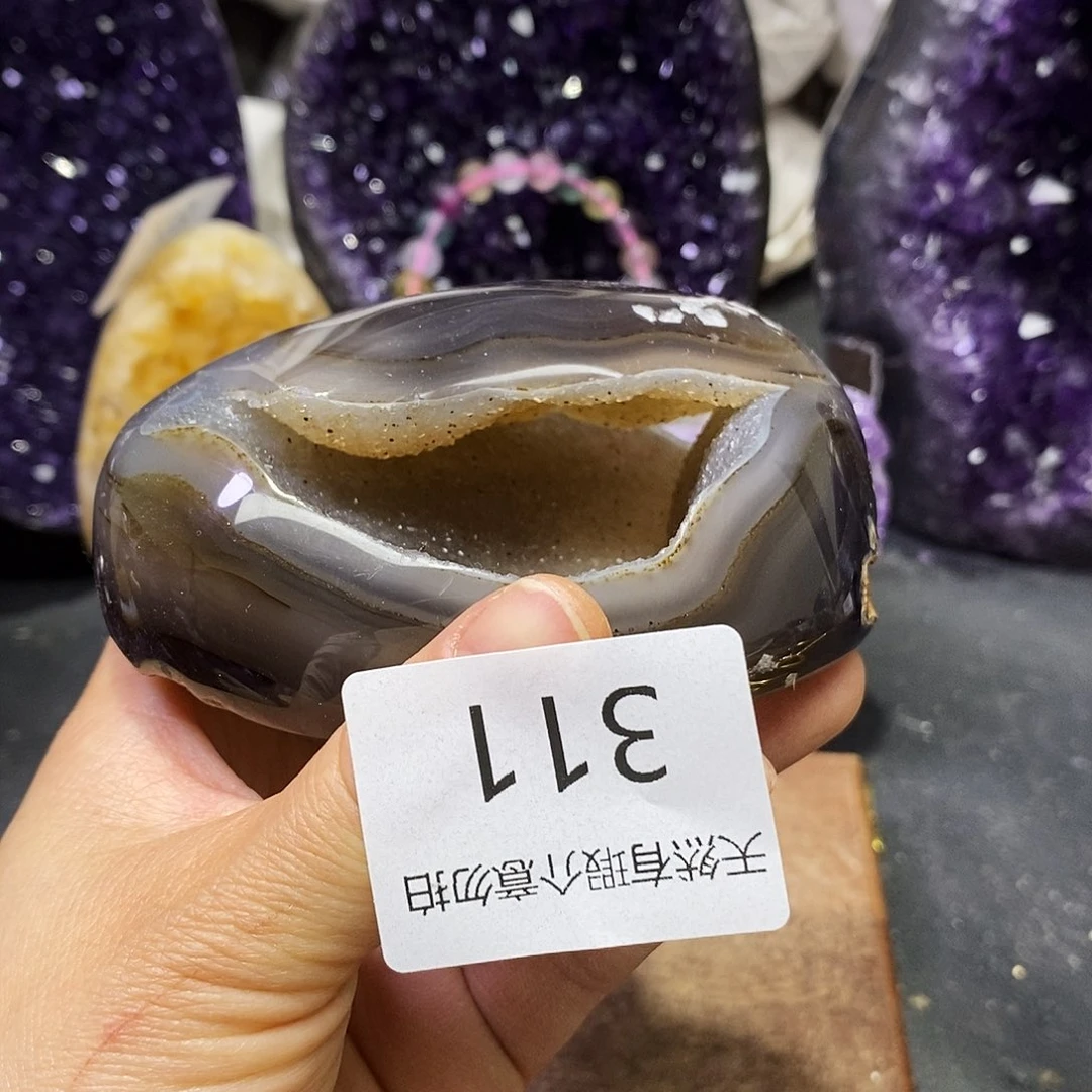 9K金镶嵌水晶大型摆件（非配饰）