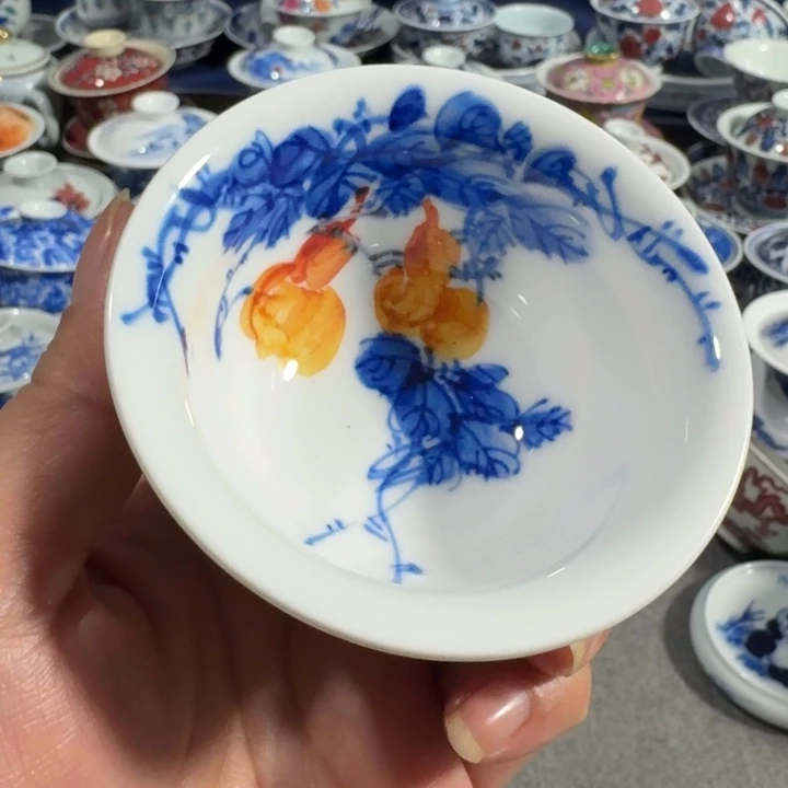 景德镇手工手绘杯