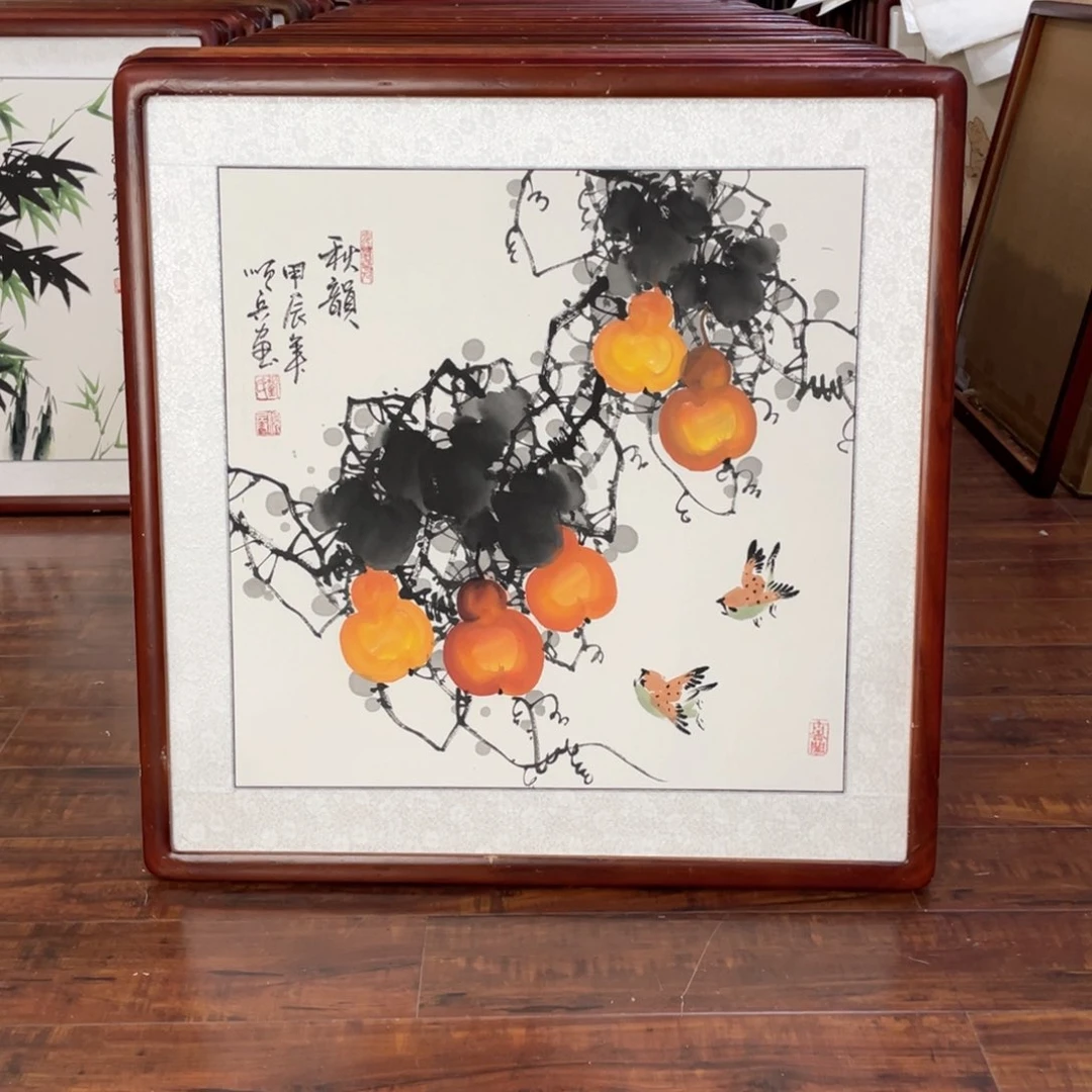 国画带框尺寸63*63厘米