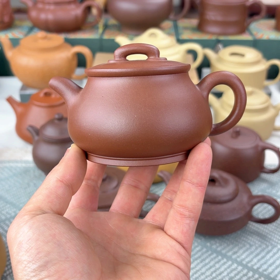 紫砂茶壶跳砂 儒相 紫泥 175cc