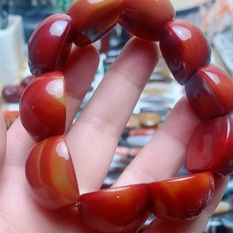 玛瑙/玉髓合金颈饰