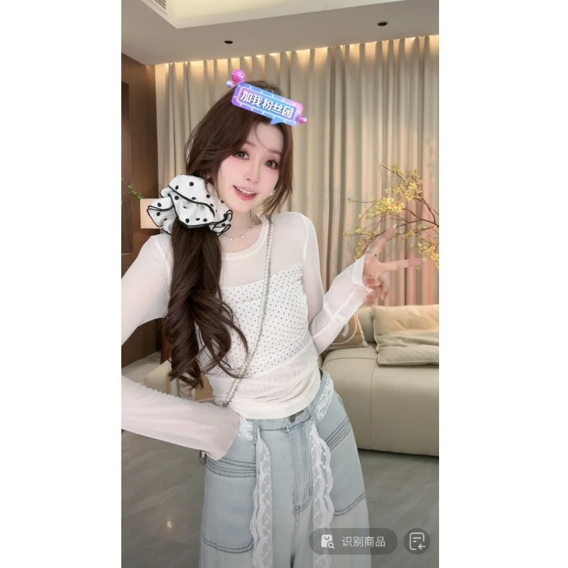 浩哥严选●海盐之墨C5SY0363A上衣预短款小众温柔设计感显瘦气质