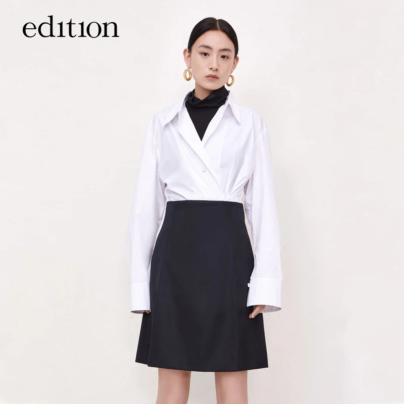 【金拐子专属】edition新中式绑带衬衫棉上衣#EBB3SHT010