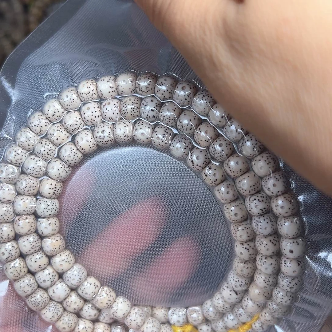 星月菩提手串星月菩提脱脂顺白