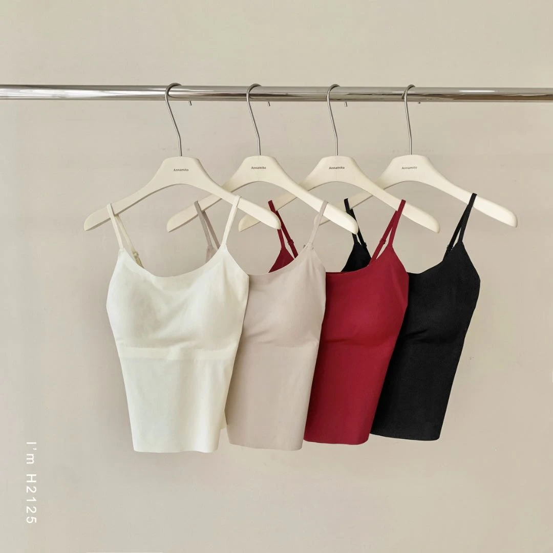 休闲风极简风慵懒风通勤吊带背心百搭无痕时尚夏季