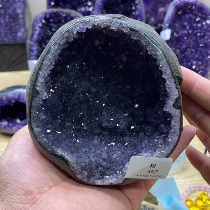 未镶嵌大型摆件（非配饰）紫晶乐**吖