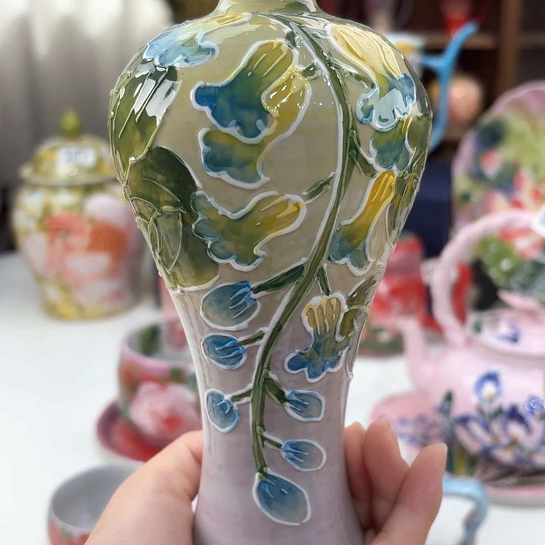景德镇手绘高温釉下彩陶瓷茶具