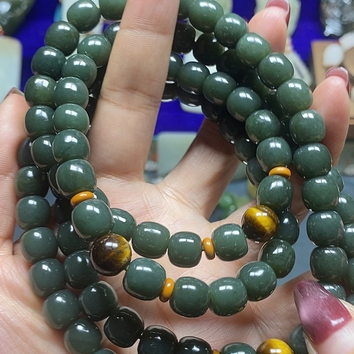 和田玉未镶嵌手链