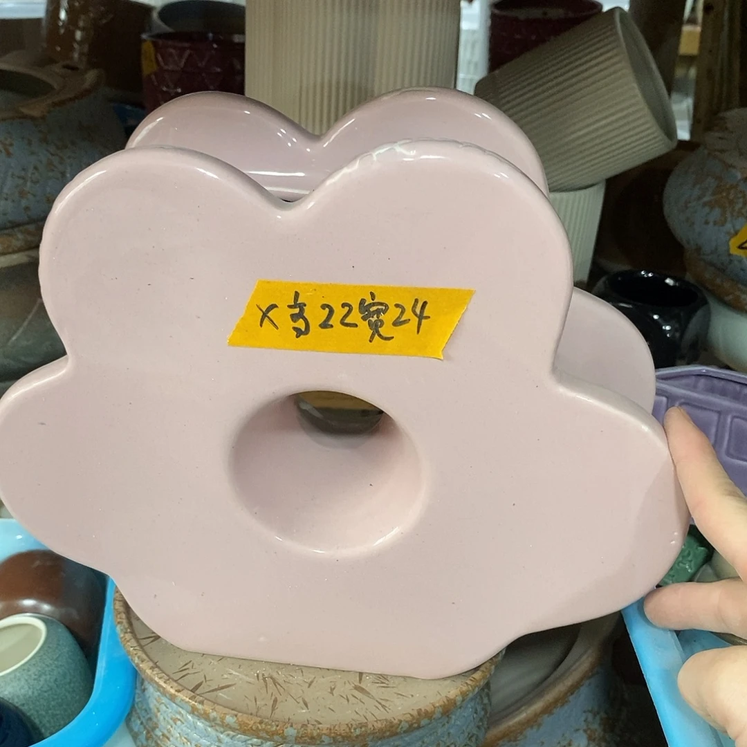 陶杯子陶盆有孔 瑕疵介意勿拍