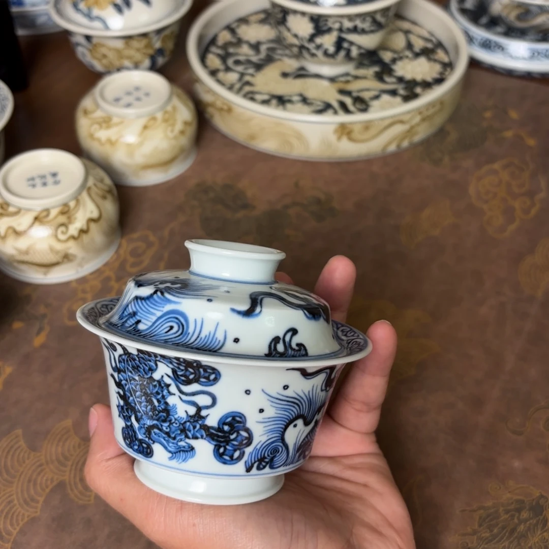 摆件景德镇手绘茶器