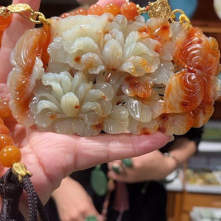 未镶嵌岫玉毛衣链