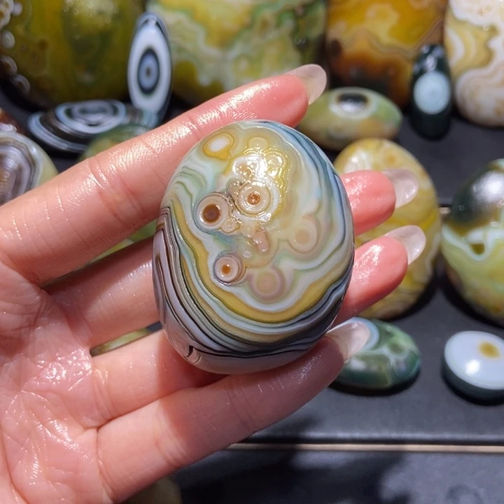【闪购商品】未镶嵌玛瑙/玉髓珠宝奇石f