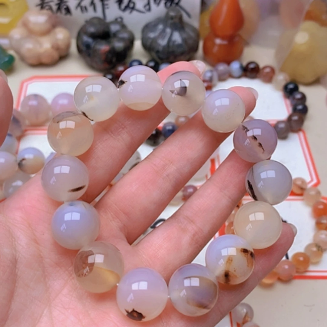 【闪购商品】未镶嵌玛瑙/玉髓珠宝半成品蚯*