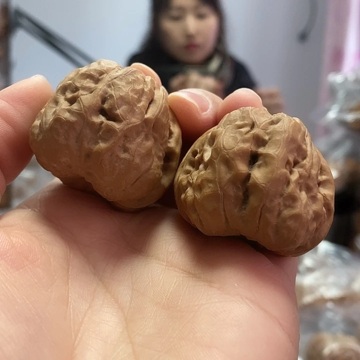 文玩核桃把件39蛤蟆头油