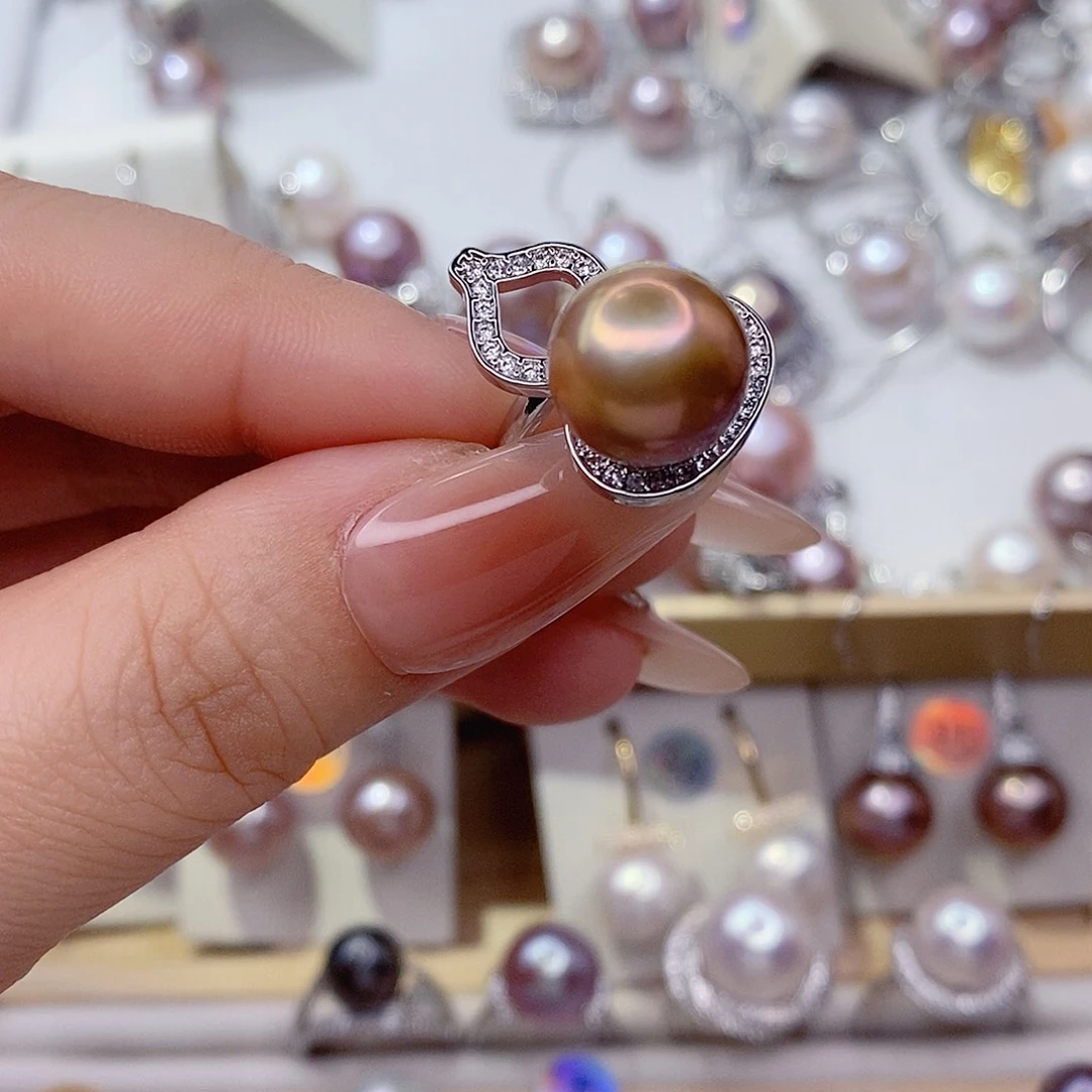 淡水珍珠未镶嵌戒指