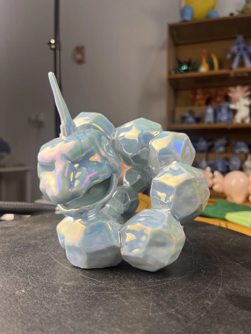 珠光大蛇创意陶瓷摆件预售