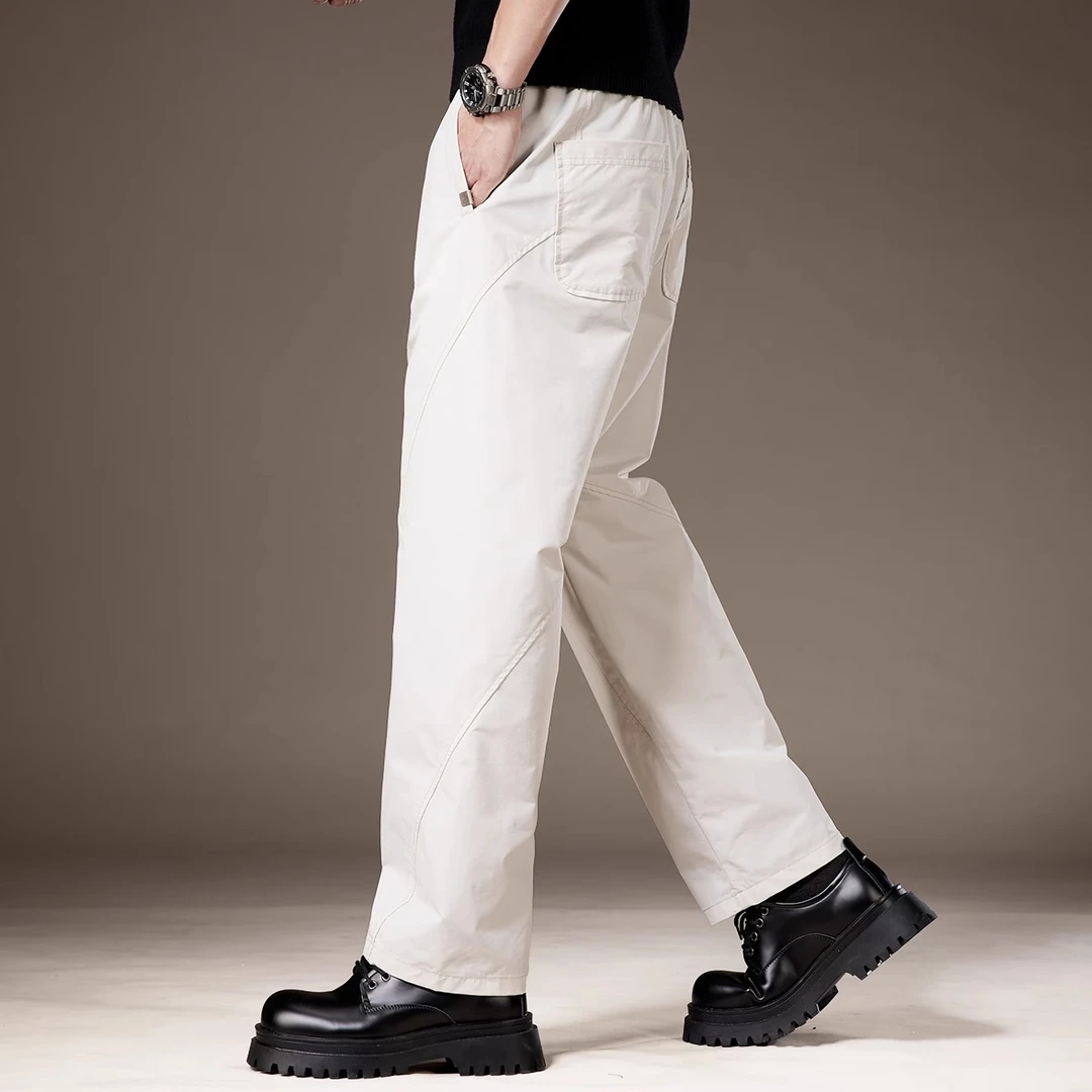 Cebrodz高端三防抗皱耐磨工装裤男春夏潮牌宽松户外直筒休闲裤