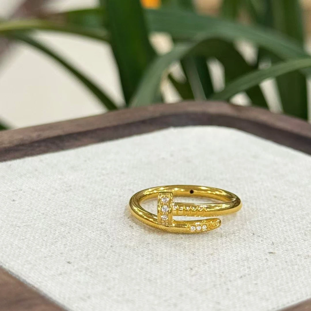 阿敏专属-Y【钉子点钻戒指 】足金999精工5D（点钻附加138/0）