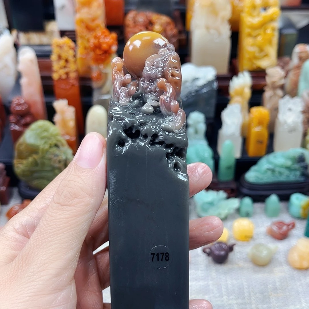 寿山石印石灵*7138包邮包刻