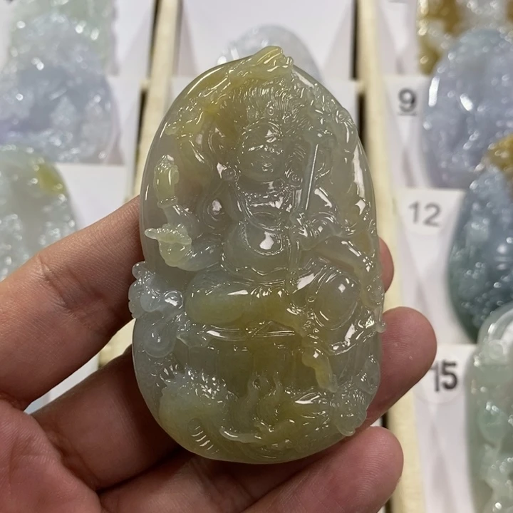 颈饰未镶嵌翡翠御**板大黑天