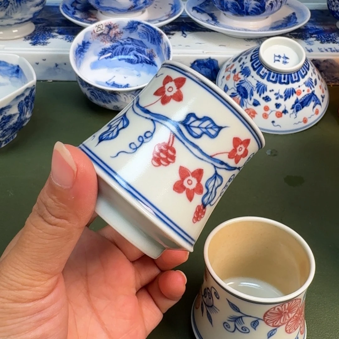 景德镇纯手绘茶具圆圆214
