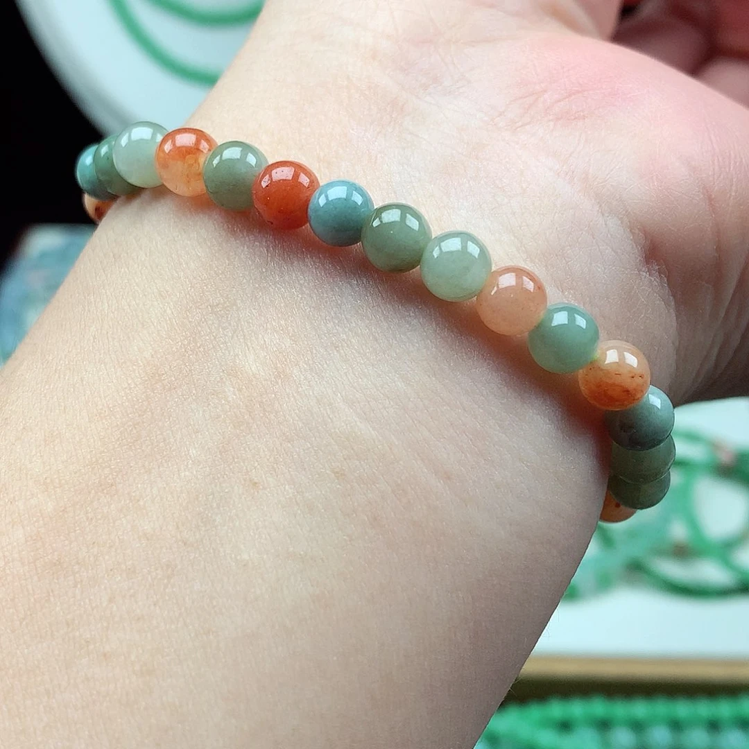 未镶嵌手链翡翠翡翠