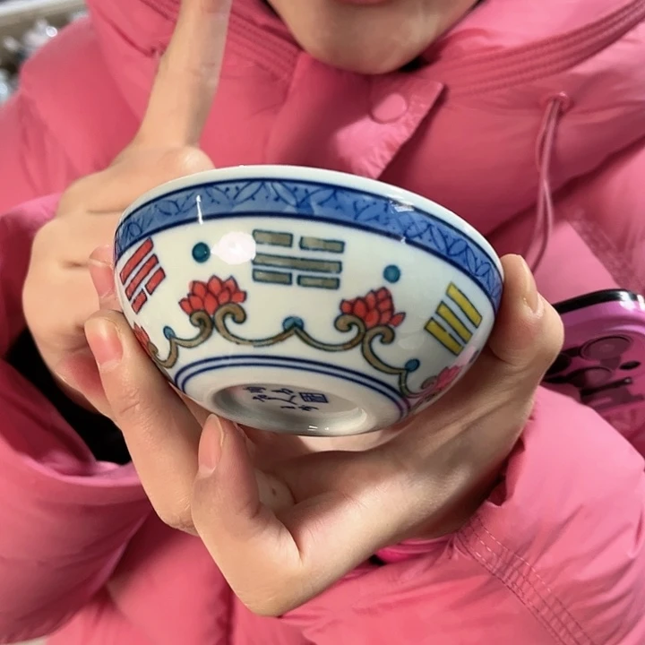 瓷片////景德镇陶瓷普洱杯。绿西。