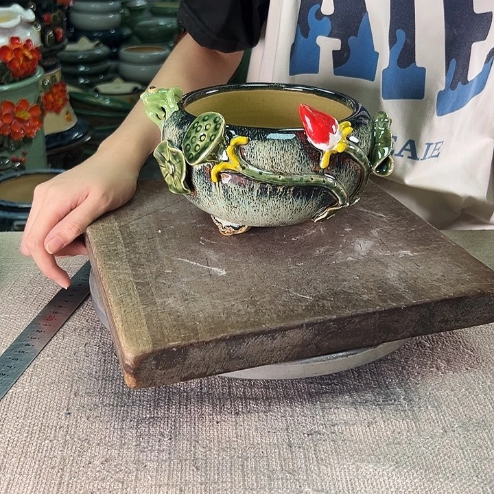 泳坤堂石湾盆陶瓷
