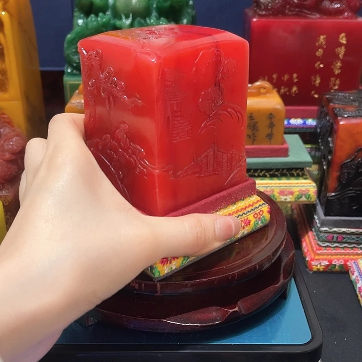 寿山石印石篆刻印章引首章闲章姓名章生日礼物