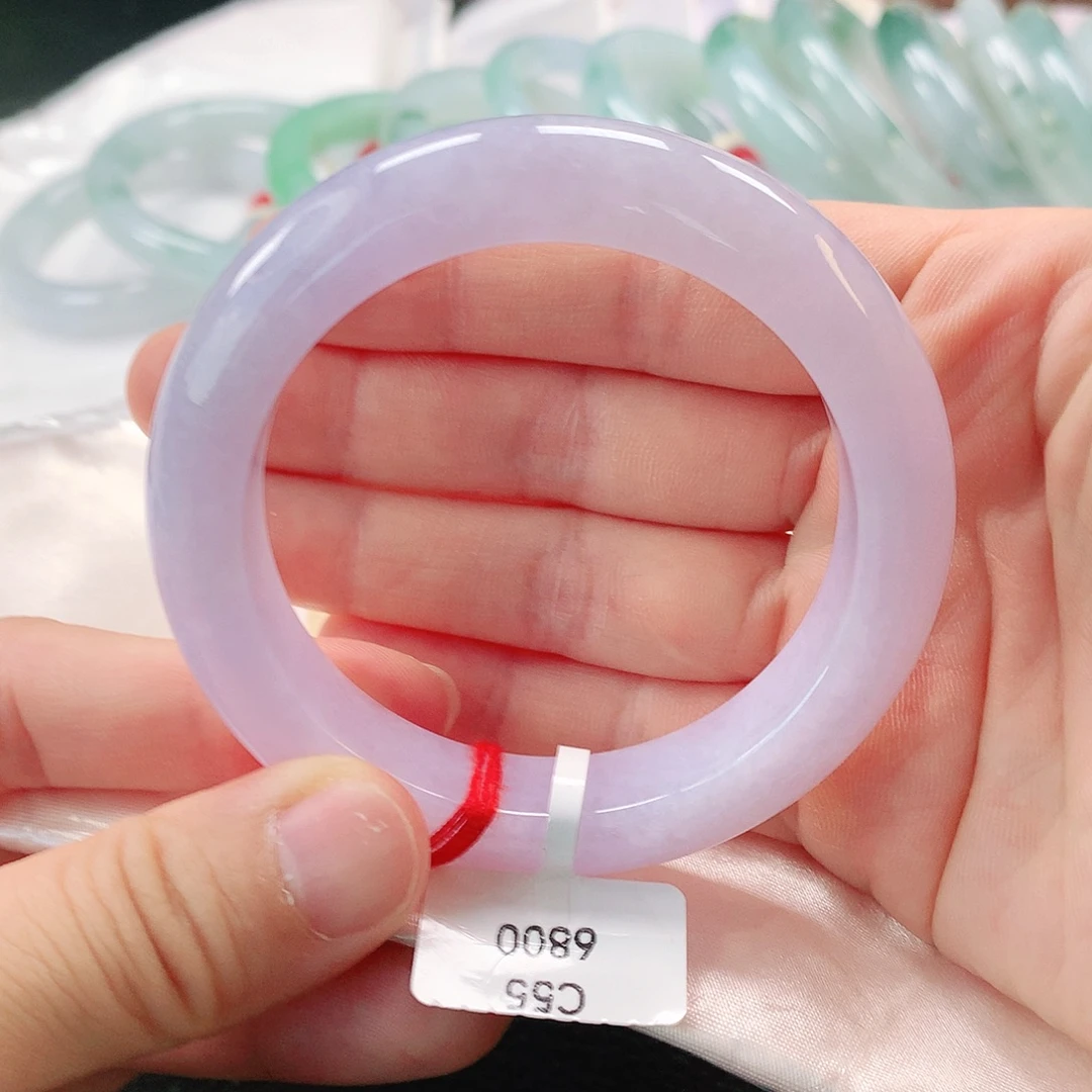 翡翠未镶嵌手镯缅甸A货翡翠手镯