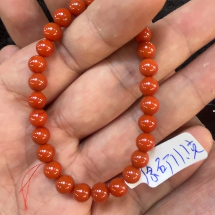 南红玛瑙手链未镶嵌