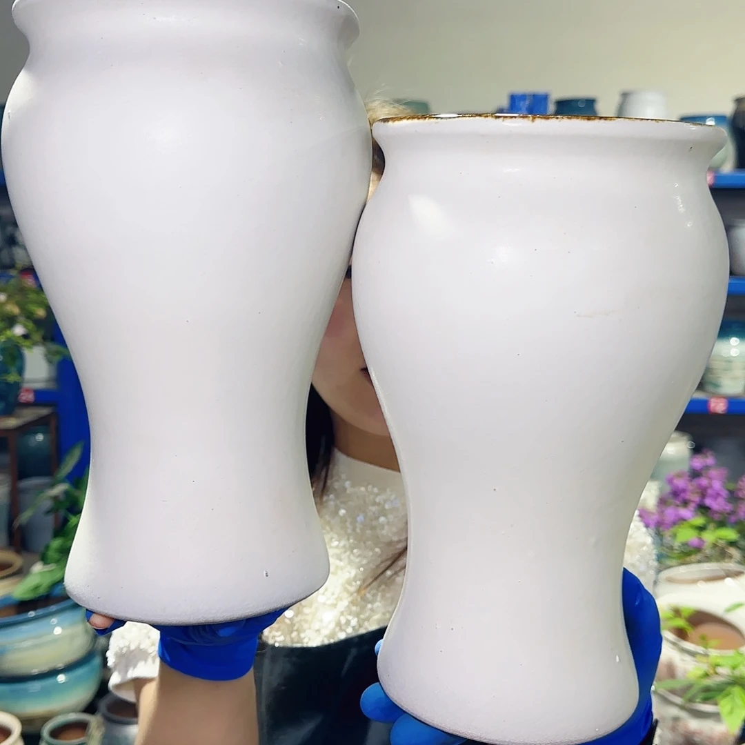 紫砂花盆高26口15
