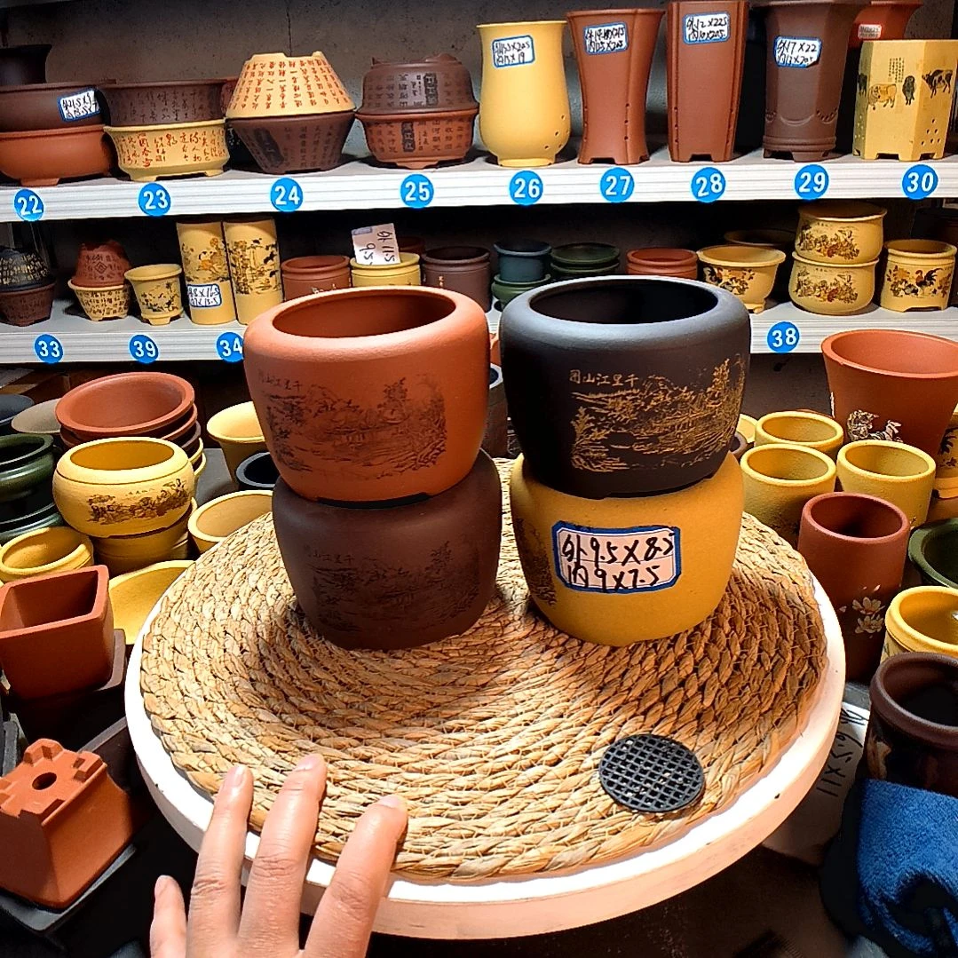 宜兴紫砂紫砂花盆花盆